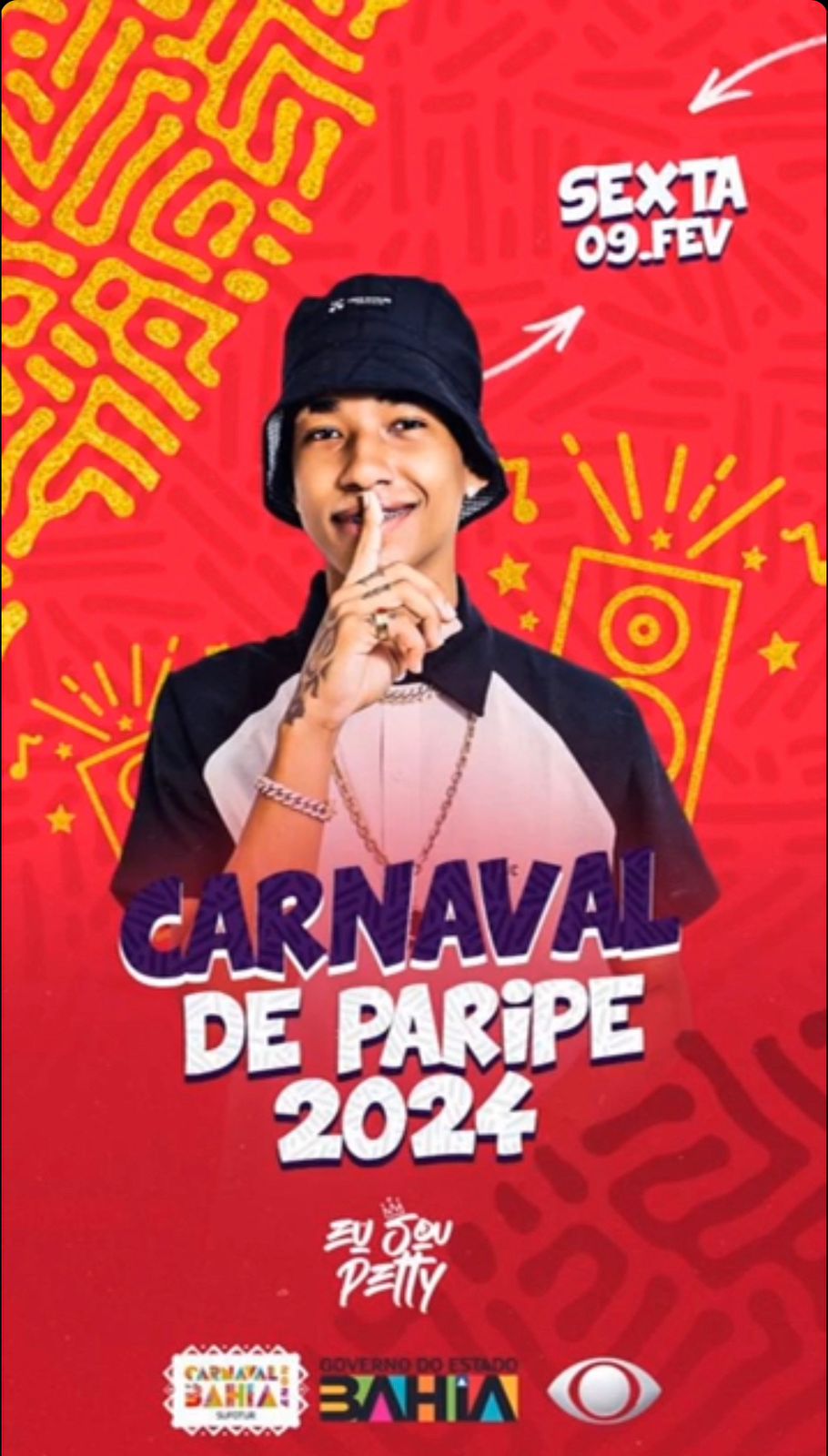 Governo do Estado e Sufotur realizam o Carnaval de Paripe no próximo dia 2; Petty confirmado