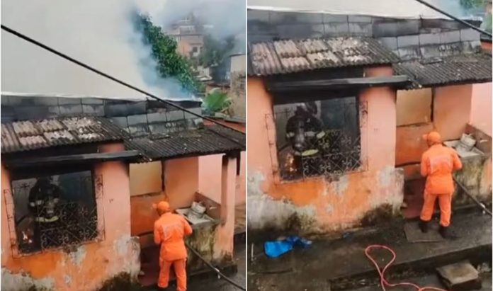 TRAGÉDIA: Irmãos de 8 e 3 anos morrem carbonizados após casa pegar fogo em Itabuna