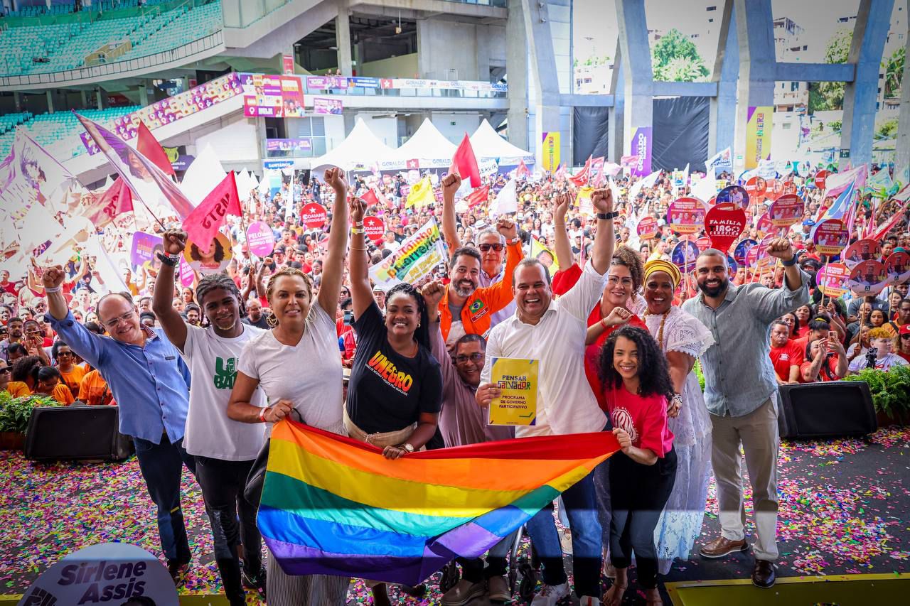 É OFICIAL: Geraldo e Fabya são candidatos à Prefeitura de Salvador