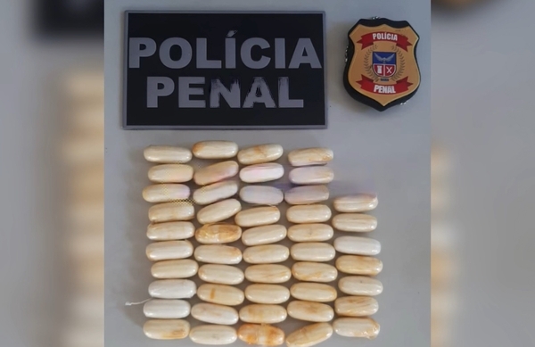 Polícia Penal identifica detento com 38 cápsulas de cocaína no estômago no complexo da Mata Escura