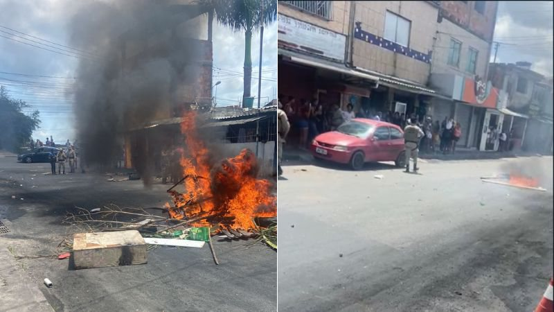 População volta a manifestar e clima fica tenso na Lagoa da Paixão