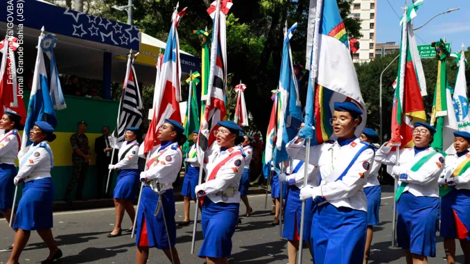 Edição 2024 do Desfile Cívico de 7 de Setembro mobiliza milhares em Salvador