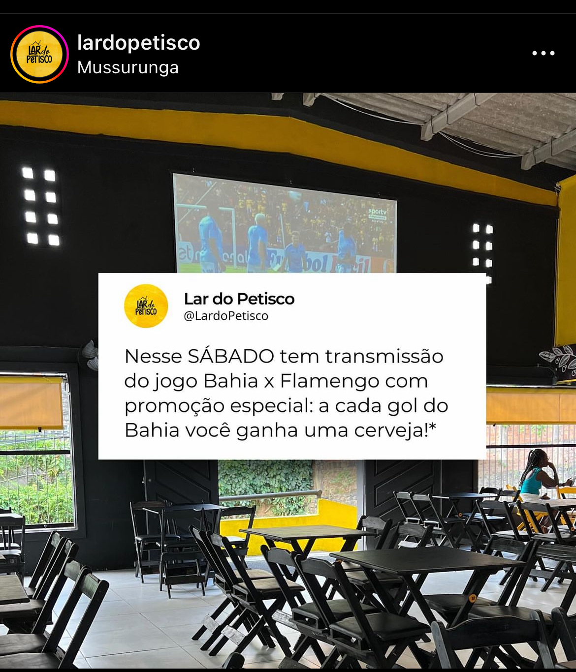 EITA: Bar temático em Salvador vai dar uma cerveja pra cada gol do Bahia contra o Flamengo sábado